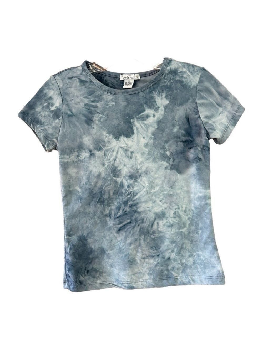 Love Streak Blue Tie Dye Tee Girl's Size Medium